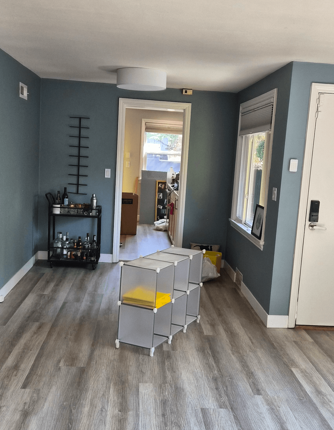 Dining room before painting.