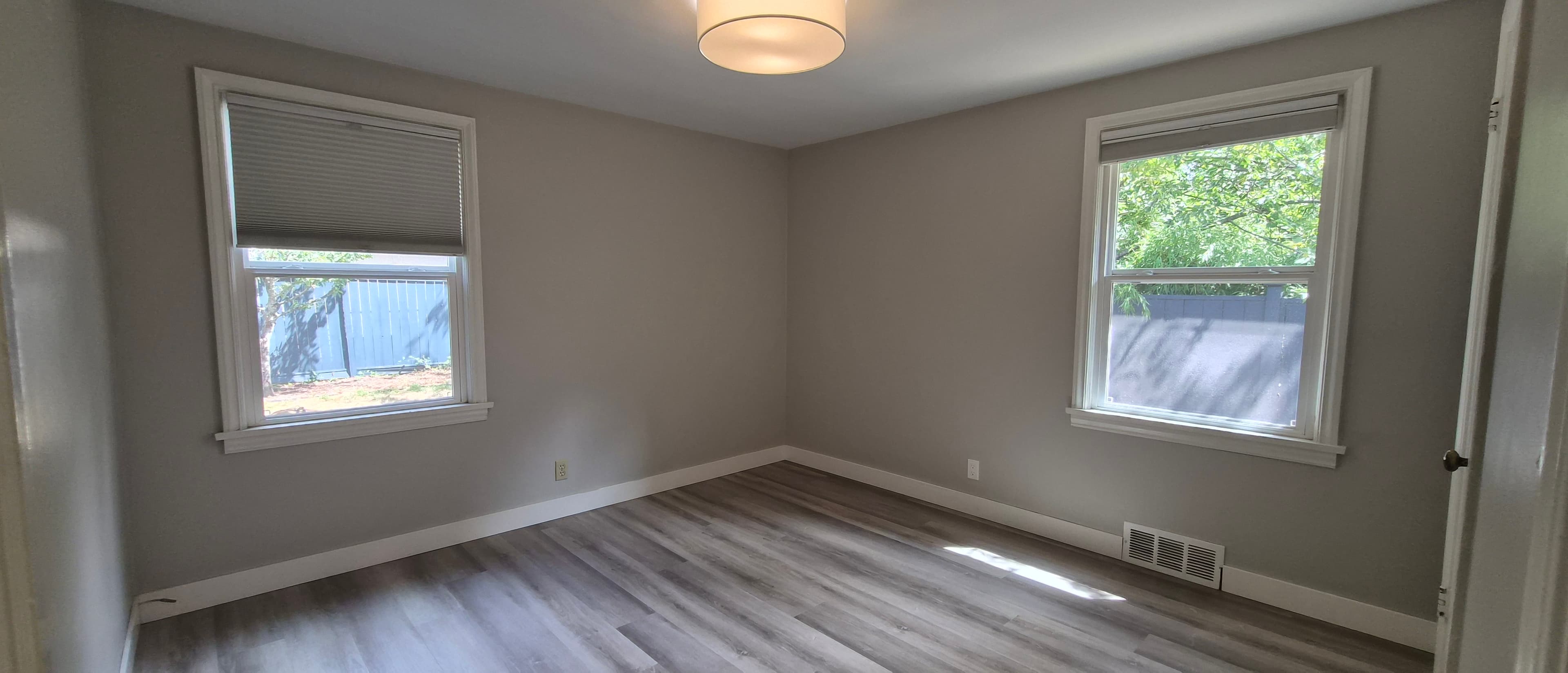 Main bedroom after painting.